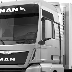MAN Fahrerhaus Windschutzscheibe oder Karosserie Verkleidung LKW Aufkleber innen oder außen passend