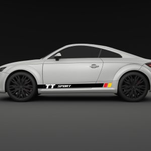 Aufkleber Streifen kompatibel mit Audi TT
