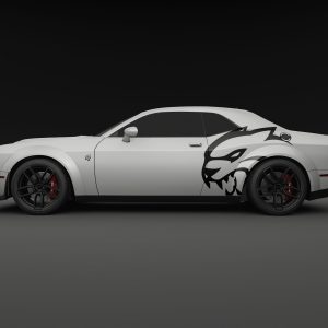 Hellcat Aufkleber kompatibel mit Doodge
