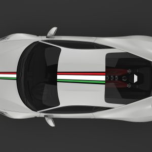 Aufkleber Streifen kompatibel mit Ferrari