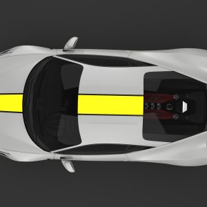 Aufkleber Streifen kompatibel mit Ferrari