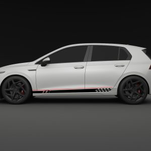 Aufkleber kompatibel mit VW Golf 8 R line