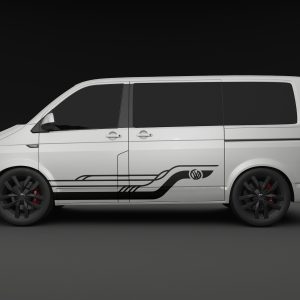 Aufkleber Streifen kompatibel mit VW Transporter