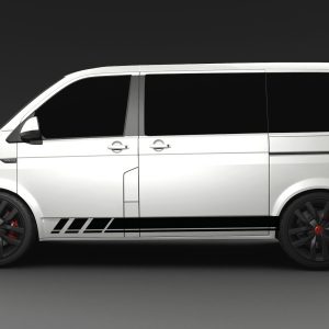 Seitenstreifen Zierstreifen passen für VW T6.1, T6, T5, Multivan, Bulli