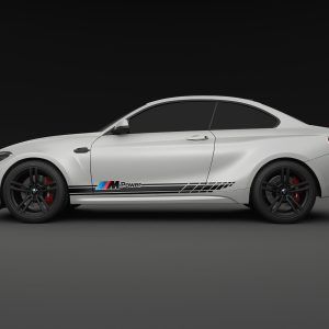 Bmw M Power aufkleber streifen