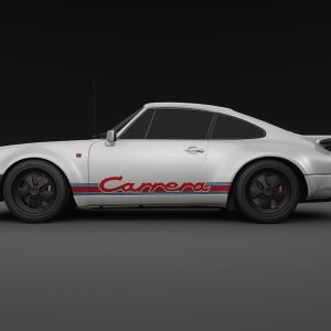 Klassische Aufkleber im Martini-Stil für Carrera 911 (930) 1975 - 1989
